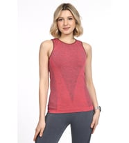 Sporcu  Unisex  Gym Seamless Dikişsiz T-shirt (Kırmızı)
