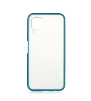 Huawei P40 Lite Kılıf Zore Fri Mat Yüzey Renkli Kenar Kılıf (Yeşil)