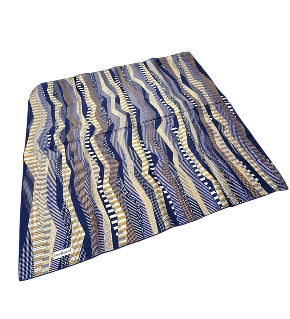 Cacharel 90*90 Twill Eşarp (02183) (Lacivert)