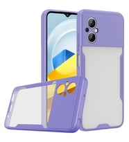 Xiaomi Poco M5 Kılıf Zore Parfe Kenarları Pastel Renk Silikon Kılıf (Mor)