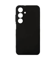 Galaxy S24 Kılıf Lüx Kamera Koruma Çıkıntılı Soft Silikon (Siyah)