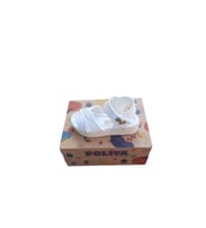 Bebek Sandalet(23-25)KIZ-ERKEK (Siyah - Beyaz)