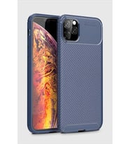 iPhone 11 Pro Max Kılıf Elde Kaymayan Kamera Korumalı Silikon (Lacivert)