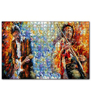 Cakapuzzle Eric Clapton Leonid Afremov Yağlıboya  Puzzle Yapboz MDF (Ahşap) (1000 Parça)