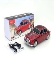 Jaguar Sevenlere Özel Klasik Araba Jaguar Mark II 1967 Model 10W Bluetooth Hoparlör (Kırmızı)