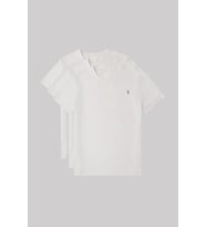 Unisex Bisiklet Yaka Standart %100 Pamuk Erkek Basic T-Shirt 3'li paket (Beyaz)
