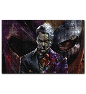 Cakapuzzle İki Yüzlü Joker Görseli  Puzzle Yapboz MDF (Ahşap) (1000 Parça)