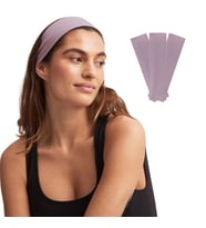 Saç Bandı 3lü Spor Kadın Erkek Saç Bantları Elastik Kaymaz İnce Ter Emici Esnek Genç Saç Bandı Bandana Kadın Makyaj Yüz Yıkama Koşu Dans Fitness Yoga Pilates Bisiklet İçin Saç Bandı Taç Kadın Erkek Pamuk Egzersiz Ter Bandı Kafa Bandı Seti (Lila)