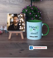 Makine Mühendisi Fotoğraflı Dekoratif Taş, Kupa Bardak Beyaz Hediye (Model 14)
