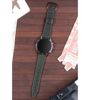 vagave Huawei Watch Gt Gt2 Gt2e Gt2pro Gt3 Gt3pro Ultimate Deri Kordon 46 -22mm dıshuawei (Haki)