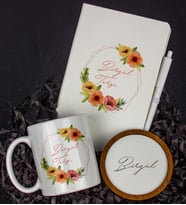 Kişiye Özel Defter Kalem Kupa Ve Bardak Altlığı Hediye Seti 103859 (Model 2)