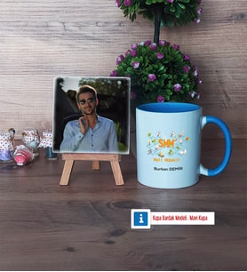 SMM Mali Müşavir Fotoğraflı Dekoratif Taş, Kupa Bardak Beyaz HediyeMuhasebeciler Günü Hediyesi (Model 4)