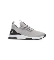 Günlük Kadın - Erkek Sneaker Triko Bağcıklı Yürüyüş Esnek Spor Ayakkabı 249 (Buz - Siyah)