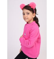 Toontoy Kız Çocuk Sweatshirt (Fuşya)