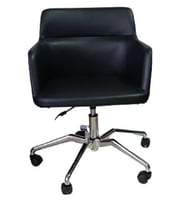 Büro Sandalyesi Çalışma Sandalyesi Örümcek Yıldız Ayaklı (Siyah)