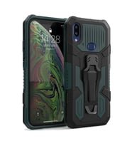 Samsung Galaxy A10S Zırh Tank Kılıf Yüksek Koruma (Yeşil)