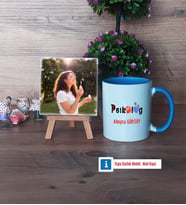 Psikolog Fotoğraflı Dekoratif Taş, Kupa Bardak Beyaz Hediye (Model 4)