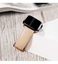 vagave Apple Watch Deri Kordon 2 3 4 5 6 7 42-44-45 mm Kişiye Özel 9 Renk (Bej)