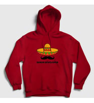 Presmono Unisex Gri Senior Developer Yazılımcı Kapüşonlu Sweatshirt 339038tt (Kırmızı)