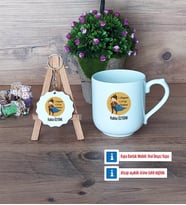 Öğretmenler Günü Hediyesi Kupa Bardak Kırmızı ve Ahşap Anahtarlık Hediye (Model 4)