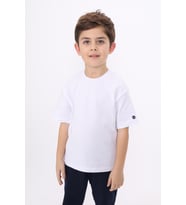 Toontoy Unisex Çocuk Baskılı Tişört (Beyaz)