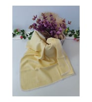 BEBEK BATTANİYESİ BEBEK ÖRTÜSÜ PUSET ÖRTÜSÜ ÇOK AMAÇLI BEBEK PİKESİ MEVSİMLİK HEDİYELİK 80x90 cm (Sarı)