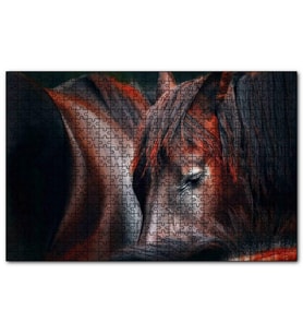 Cakapuzzle At Profili Görseli  Puzzle Yapboz MDF (Ahşap) (1000 Parça)