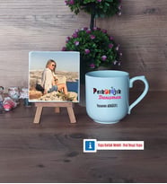 Psikolojik Danışman Fotoğraflı Dekoratif Taş, Kupa Bardak Beyaz Hediye Psikolojik Danışmana Hediye (Model 5)