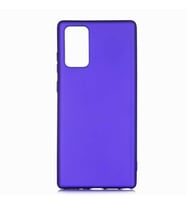 Samsung Galaxy Note 20 Kılıf Soft Mat Premier Case (SAKS MAVI)