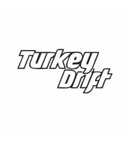 Turkey Drift Araba Sticker siyah 15x7 CM (Siyah)