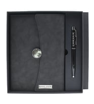 İsme Özel Premium Defter ve Kalem Seti Tasarım Kutulu - Renk Seçenekli (Siyah)