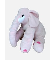 Gran Toys Oyun ve Uyku Arkadaşım Peluş Fil - 60CM (Pembe)