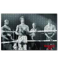 Cakapuzzle Rocky 3 Sylvester Stallone Ring SB  Puzzle Yapboz MDF (Ahşap) (500 Parça)