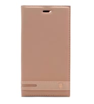 Lenovo K6 Kılıf Elite Kapaklı Suni Deri Kılıf (Gold)