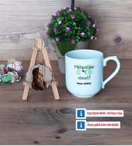 Mekatronik Mühendisi Kupa Bardak Beyaz ve Fotoğraflı Ahşap Anahtarlık Hediye (Model 5)