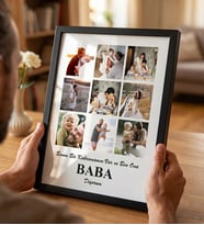 Babalar Günü Hediyesi Kişiye Özel Fotoğraflı Baba Çerçevesi Anlamlı Hediye Babaya