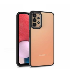 Samsung Galaxy A52 Kılıf Case, Kamera Lens Korumalı Elektroplatin Kaplama Sert PC Koruyucu Colourful Platinum Serisi (Siyah)