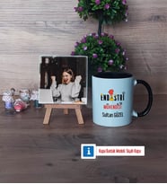 Endüstri Mühendisi Fotoğraflı Dekoratif Taş, Kupa Bardak Beyaz Hediye (Model 11)