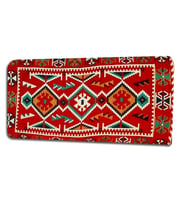 Kamış Dolgulu Şark Köşesi Yastığı (Kırmızı)