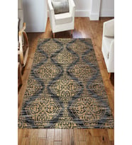 Dijital Kaymaz Taban Yıkanabilir Salon Halısı Mutfak Halısı Koridor Halısı Yolluk ND-HS-344 (Çok Renkli)