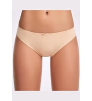 İlke Kadın Ribana Fiyonklu Bikini - 12 Adet (Ten)