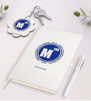 BK Gift Kişiye Özel Serbest Muhasebeci Mali Müşavir Siyah Defter Kalem Ve Anahtarlık Hediye Seti (Model 2)