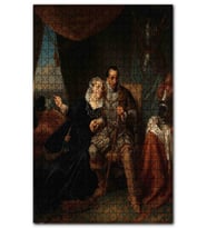Cakapuzzle Nişanlısına Yalvaran Magdalena Moons Puzzle Yapboz MDF (Ahşap) (500 Parça)