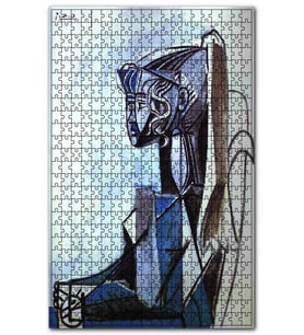 Cakapuzzle Portrait of Sylvette, by Pablo Picasso Puzzle Yapboz MDF (Ahşap) (1000 Parça)
