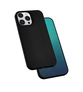 Apple iPhone 13 Pro Max Kılıf Zore Silk Kadife İç Yüzey Kılıf (Siyah)