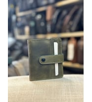 TRG POLO HAKİKİ DERİ ERKEK CÜZDAN (Haki)