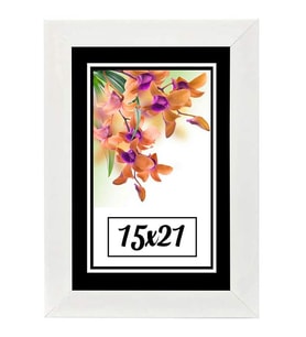 15X21 Fotoğraf Çerçevesi Modern Ofis Sanat Ev Home Ofis Dekoratif Çerçeveler Ev Oturma Odası Salon Dekorasyon Resim Çerçeveleri Diploma Belge Sertifika Çerçeveleri (Beyaz)