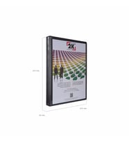FİRMA EVRAK SUNUM KLASÖRÜ A4 PVC 2 CM 2 HALKALI (150 YAPRAK) 25,5X32 CM (Siyah)