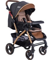 Tommybaby Tornado Plus Gold Alüminyum Lüx Çift Yön Bebek Arabası (Antrasit)