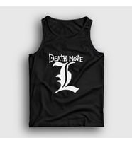 Presmono Unisex Beyaz Logo L V3 Anime Death Note Atlet 129949tt (Siyah)